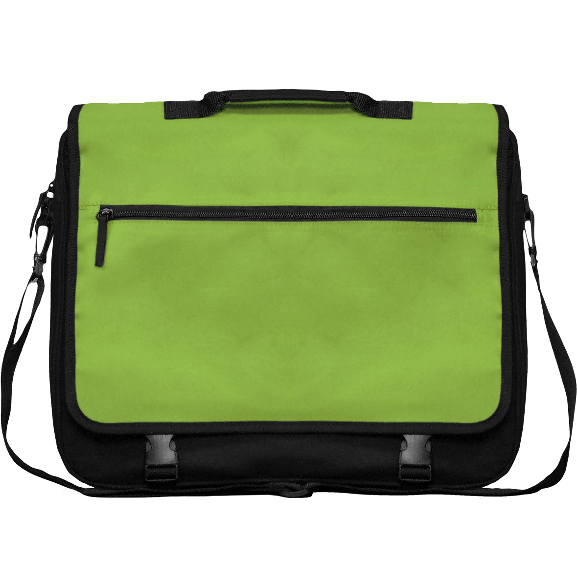 Le Porte Document Personnalisable : Un Sac Reporter Pour Vos Réunions D’Affaire.  Black / Burnt Lime