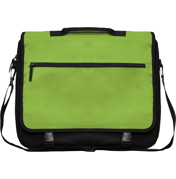 Le Porte Document Personnalisable : Un Sac Reporter Pour Vos Réunions D’Affaire.  Black / Burnt Lime