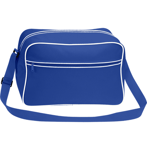 Customizable Long Retro Bag At Tunetoo Royal Blue / White