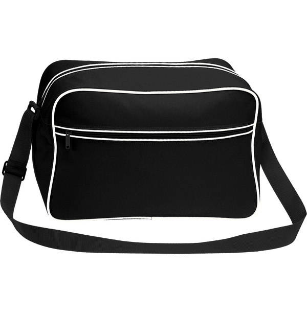 Customizable Long Retro Bag At Tunetoo Black / White