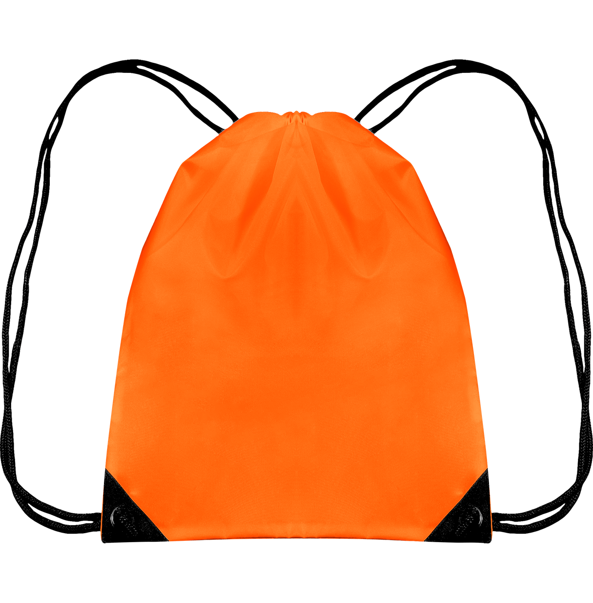 Customizable Drawstring Backpack Orange