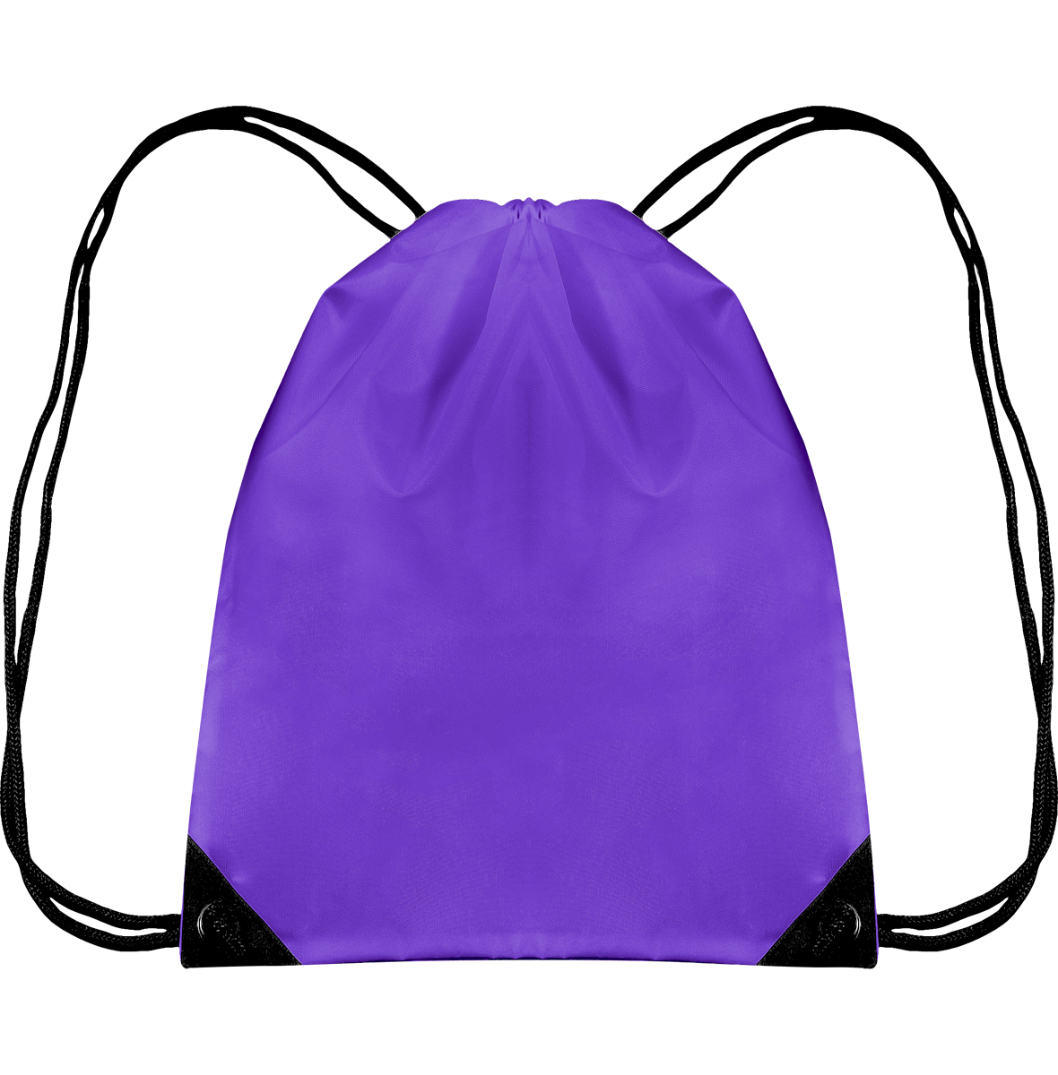 Customizable Drawstring Backpack Purple