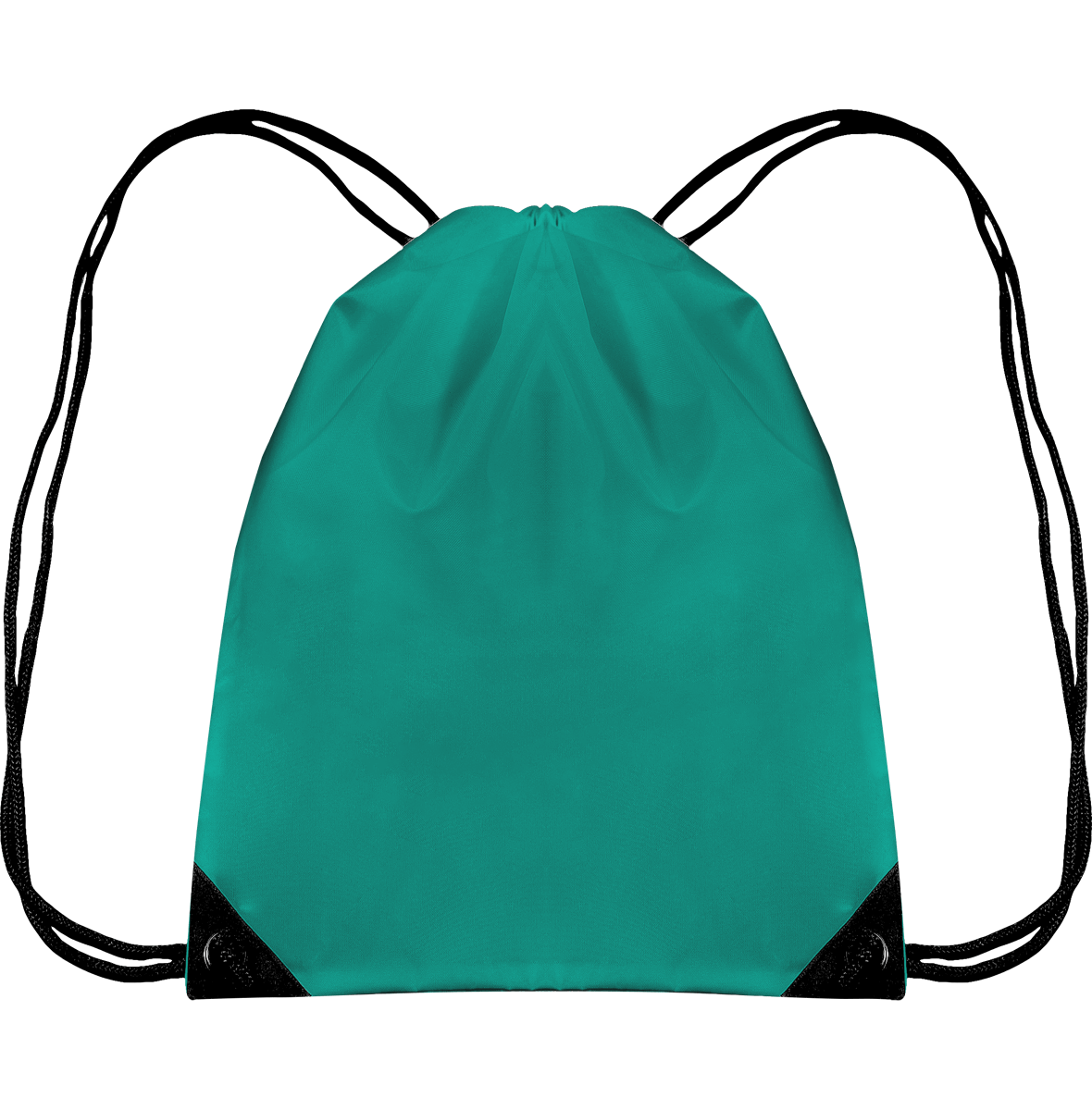 Personalised Drawstring Backpack Turquoise