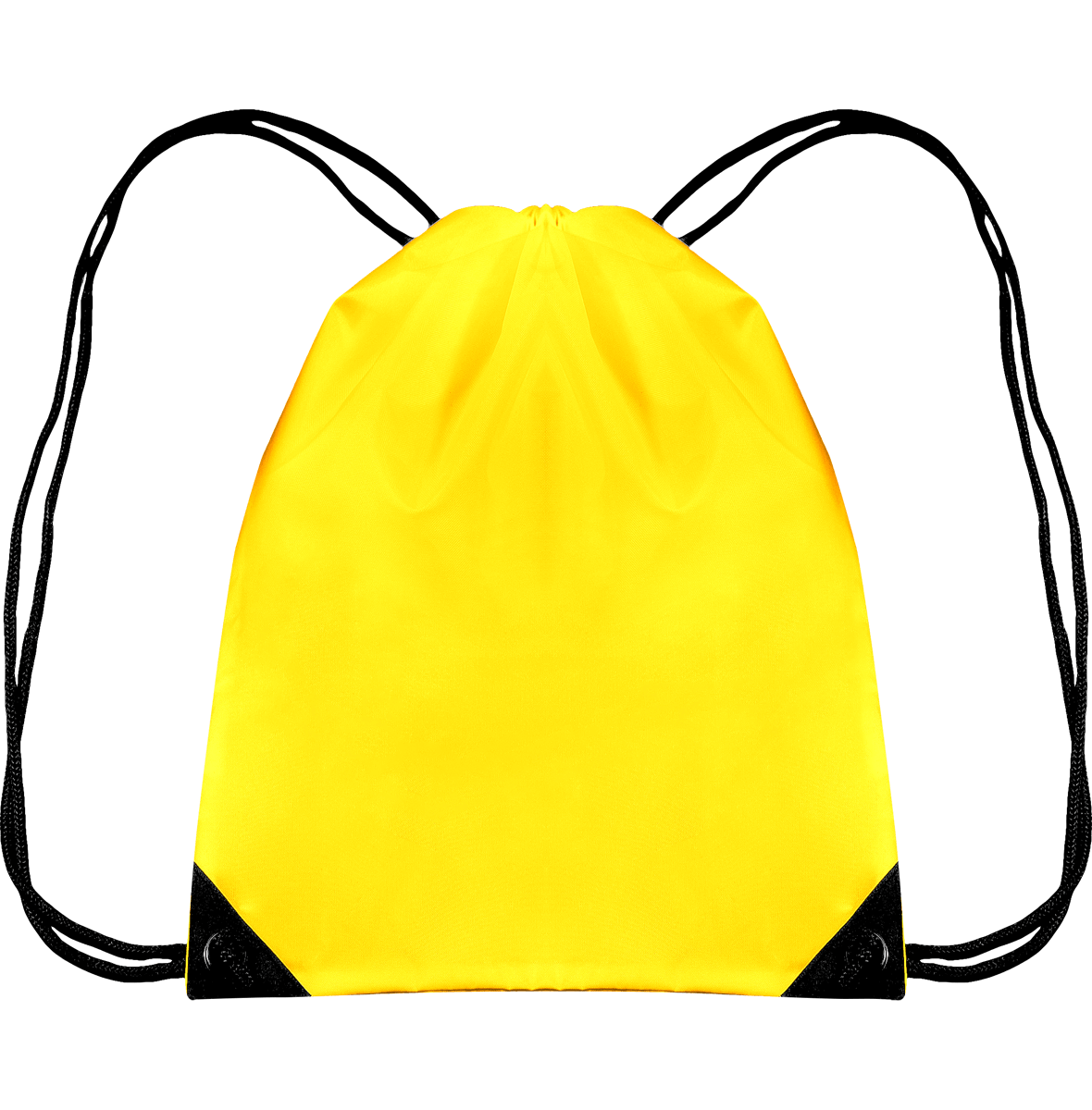 Personalised Drawstring Backpack Yellow