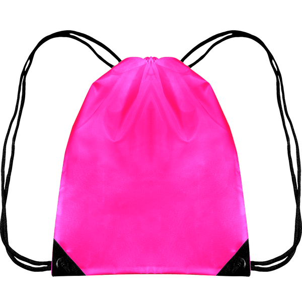 Sac À Dos À Cordelettes Personnalisable Fluorescent Fuchsia