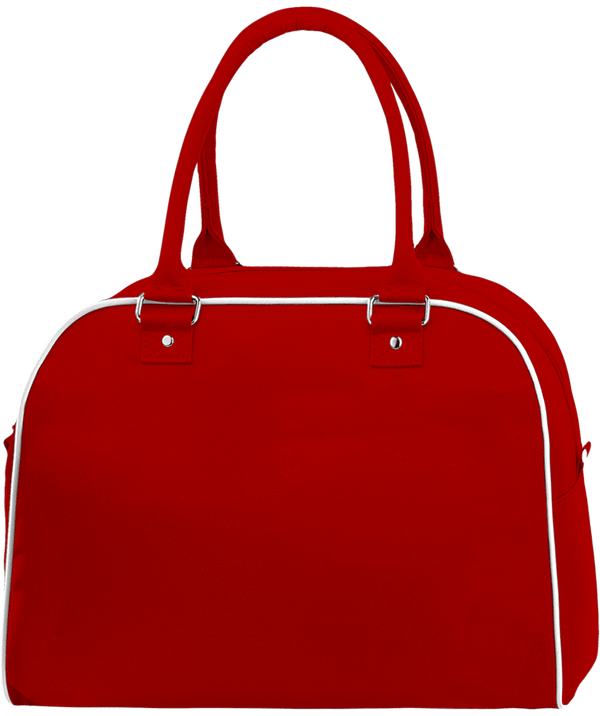 Sac Rétro Bowling Personnalisable Chez Tunetoo Classic Red / White