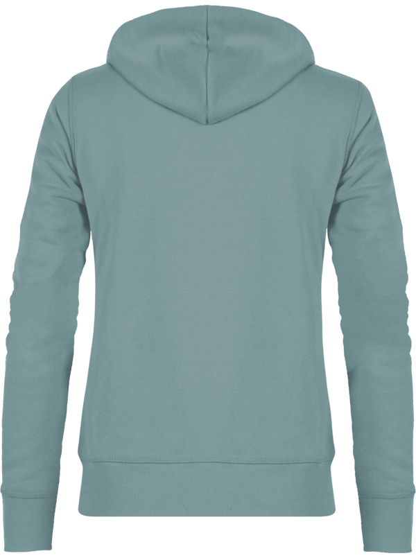 Sweat zippe a capuche femme stella travels dos Citadel Blue