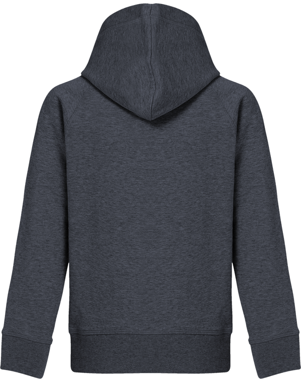 Sweat a capuche enfant stanley mini base dos Dark Heather Blue