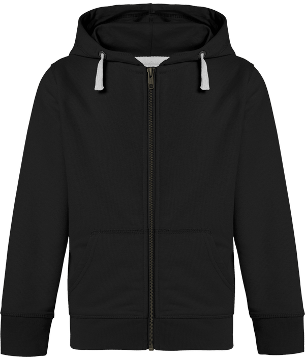 Sweat a capuche zippe enfant stanley mini voyages face Black