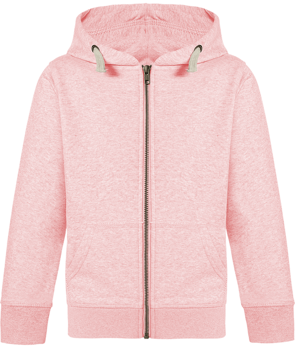 Sweat a capuche zippe enfant stanley mini voyages face Cream Heather Pink