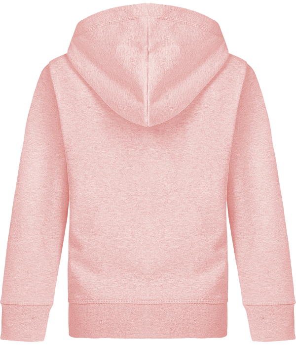 Sweat a capuche zippe enfant stanley mini voyages dos Cream Heather Pink