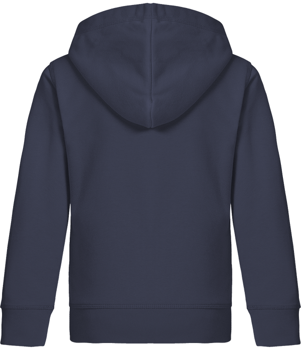 Sweat a capuche zippe enfant stanley mini voyages dos Navy