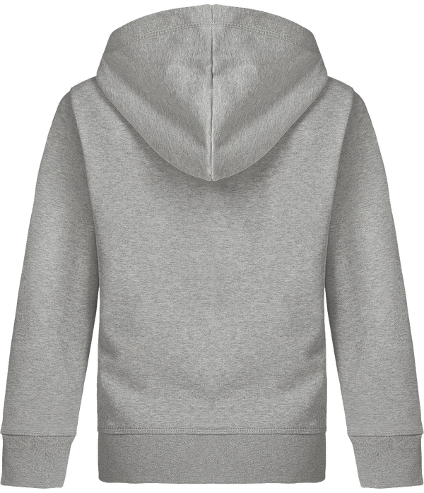 Sweat a capuche zippe enfant stanley mini voyages dos Heather Grey