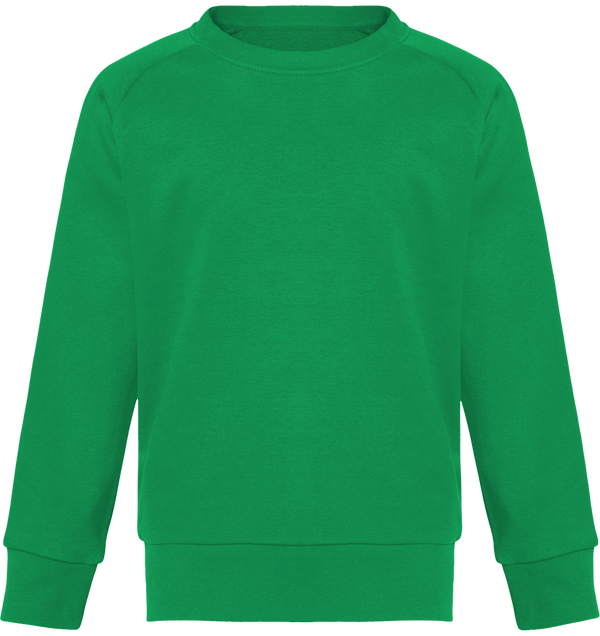 Sweat col rond enfant stanley mini scouts face Vivid Green