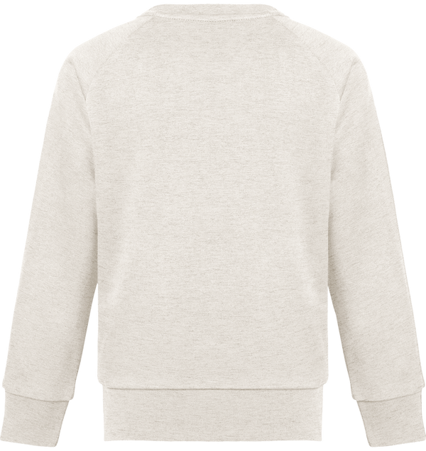 Sweat col rond enfant stanley mini scouts dos Cream Heather Grey