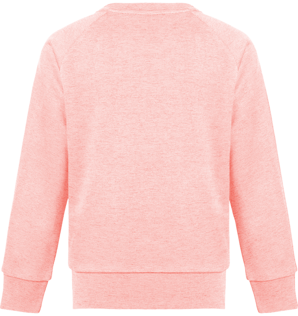 Sweat col rond enfant stanley mini scouts dos Cream Heather Pink