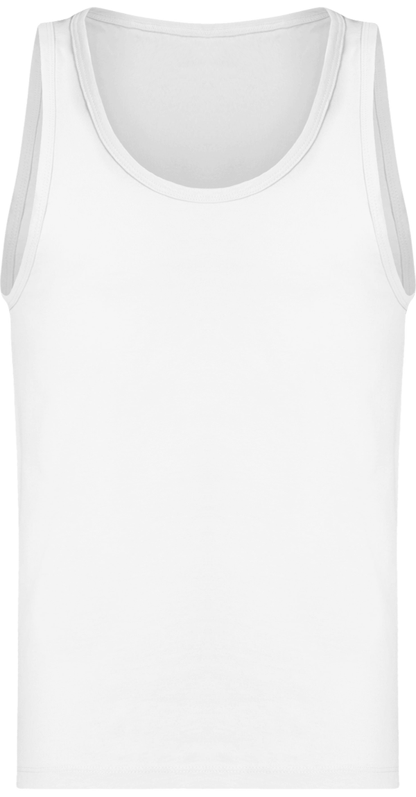 Debardeur bio homme stanley runs face White