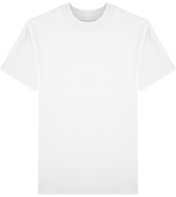 Tee shirt avec col haut stanley trims face White