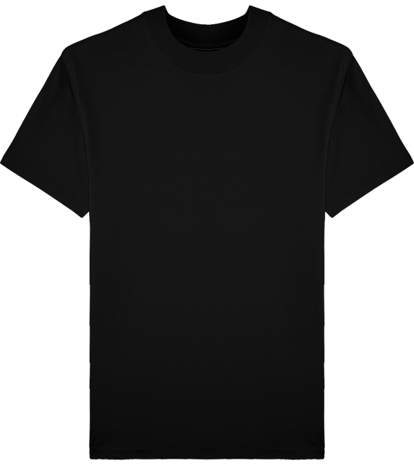 Tee shirt avec col haut stanley trims face Black