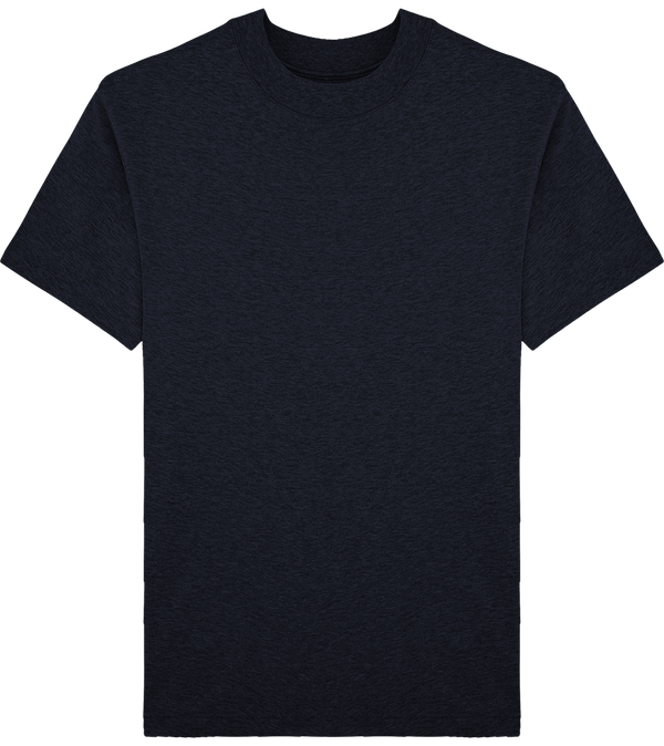 Tee shirt avec col haut stanley trims face Black Heather Blue