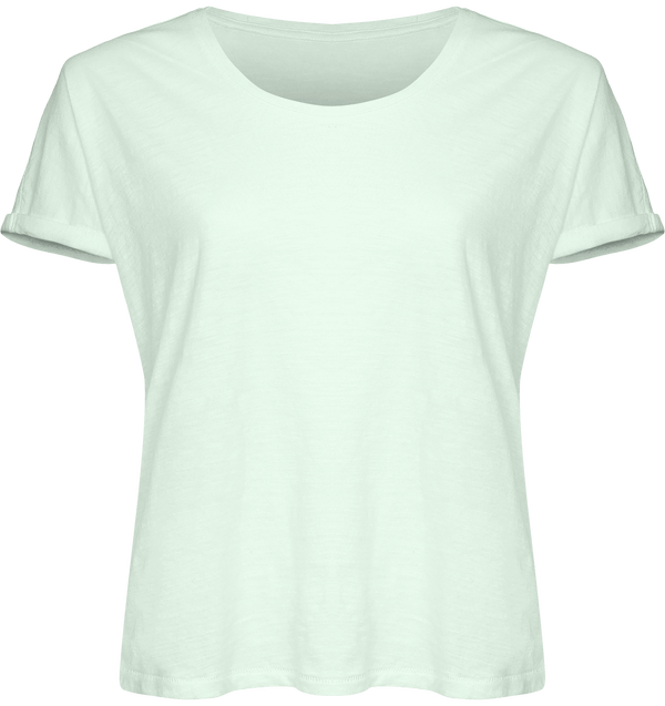 Tee shirt femme ample en jersey flamme stella lazes face Light Opaline