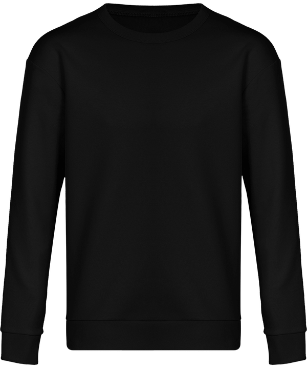 Sweat shirt unisexe a emmanchures redescendues stanley join face Black