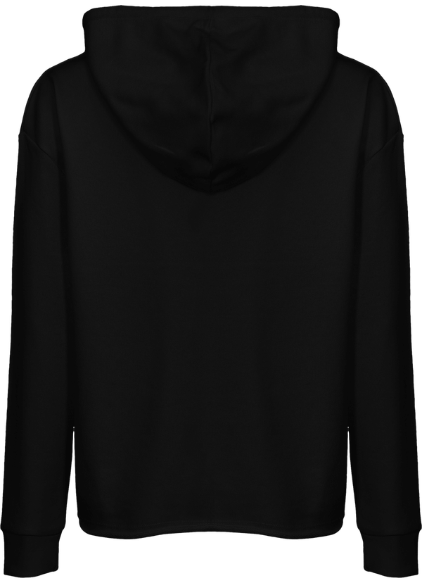 Sweat shirt a capuche femme loose fit stella reduces dos Black