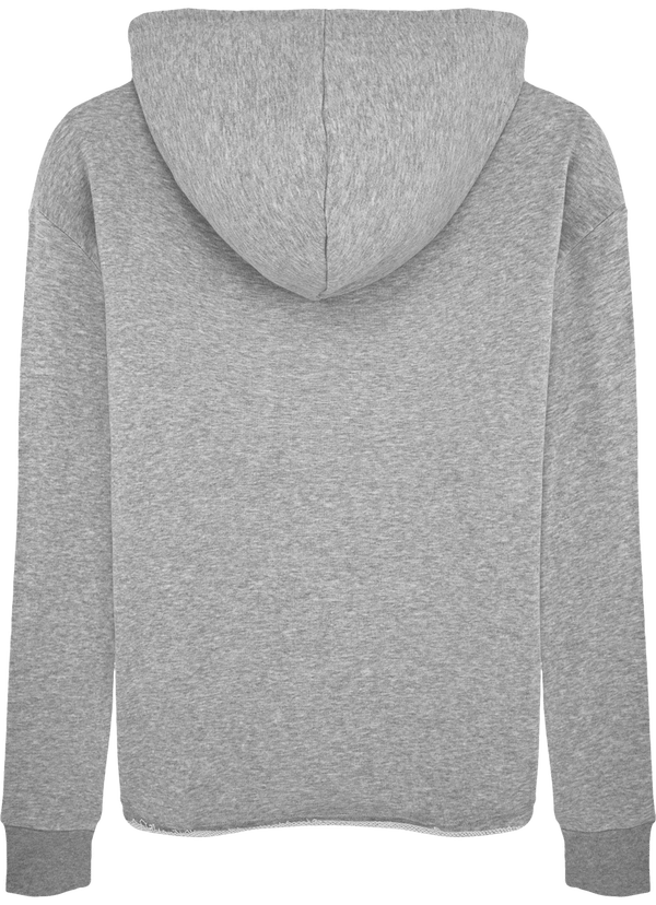 Sweat shirt a capuche femme loose fit stella reduces dos Heather Grey