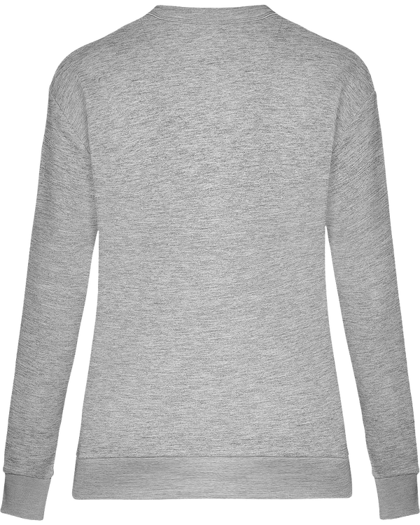 Sweat shirt emmanchures redescendues stella join dos Heather Grey