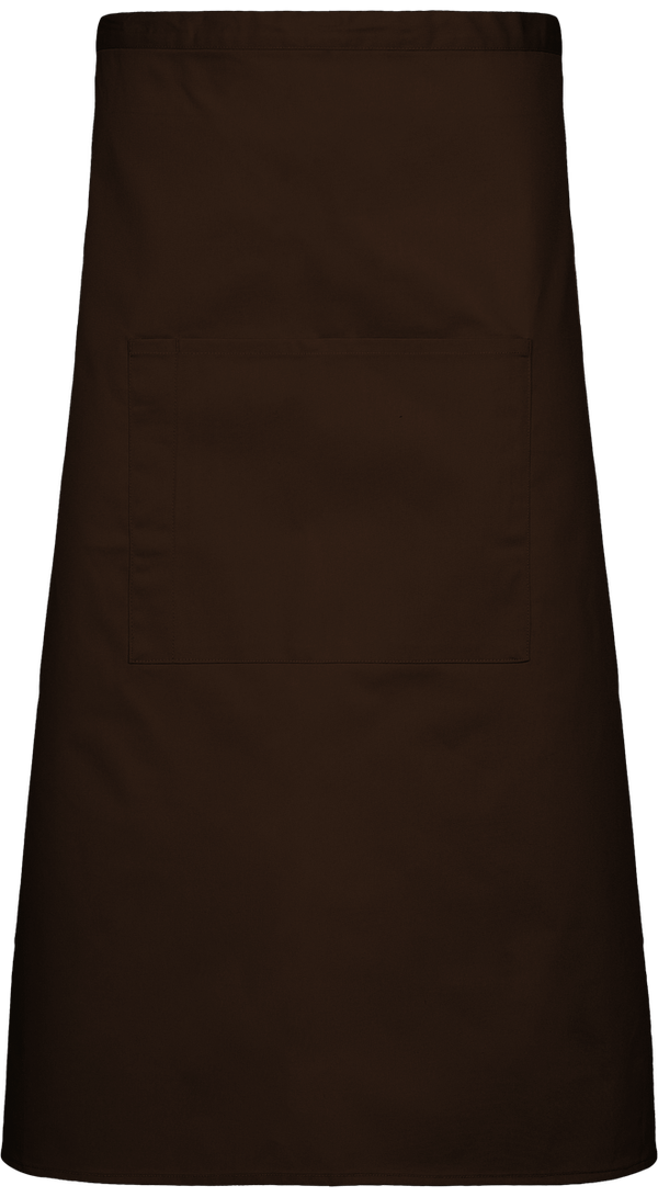 Tablier De Serveur Personnalisé En Broderie Et Impression Sur Tunetoo Brown