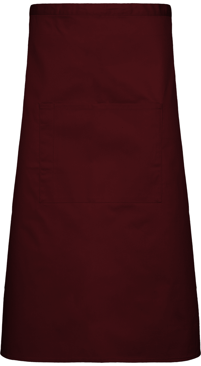 Custom Waiter Apron In Embroidery And Print On Tunetoo Burgundy
