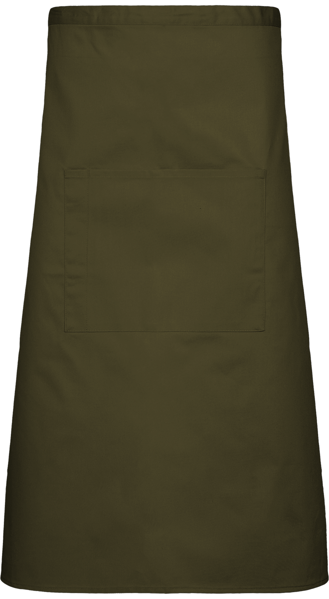 Custom Server Apron In Embroidery And Print On Tunetoo Olive
