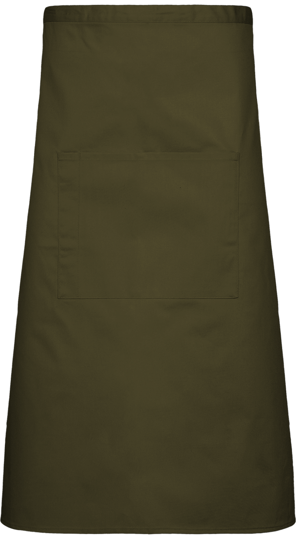 Custom Server Apron In Embroidery And Print On Tunetoo Olive