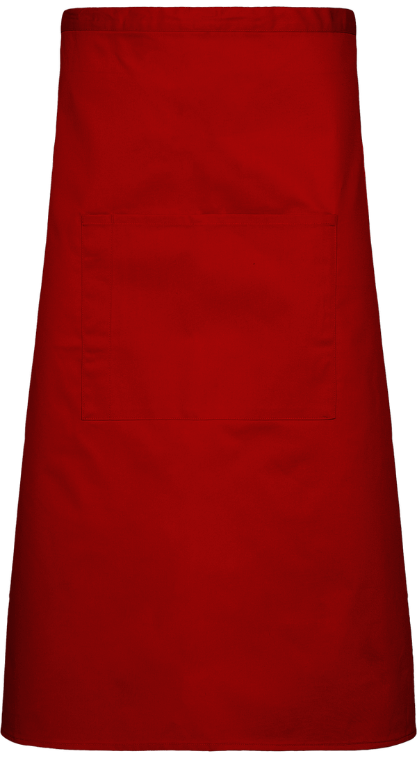 Custom Server Apron In Embroidery And Print On Tunetoo Red