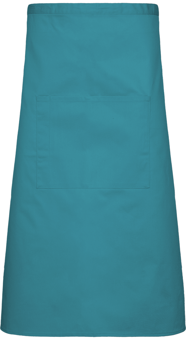 Custom Server Apron In Embroidery And Print On Tunetoo Turquoise