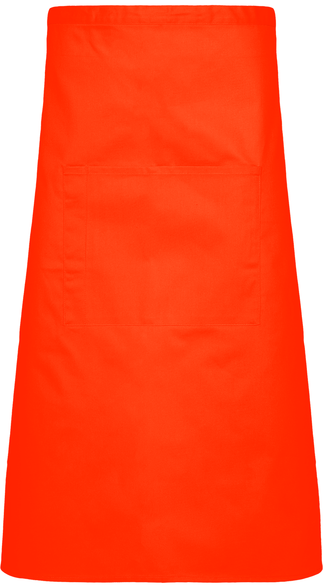 Delantal De Camarero Personalizado En Bordado E Impresión En Tunetoo Orange
