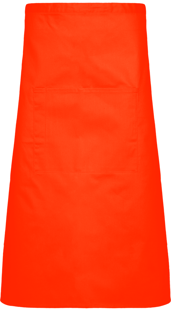 Custom Server Apron In Embroidery And Print On Tunetoo Orange