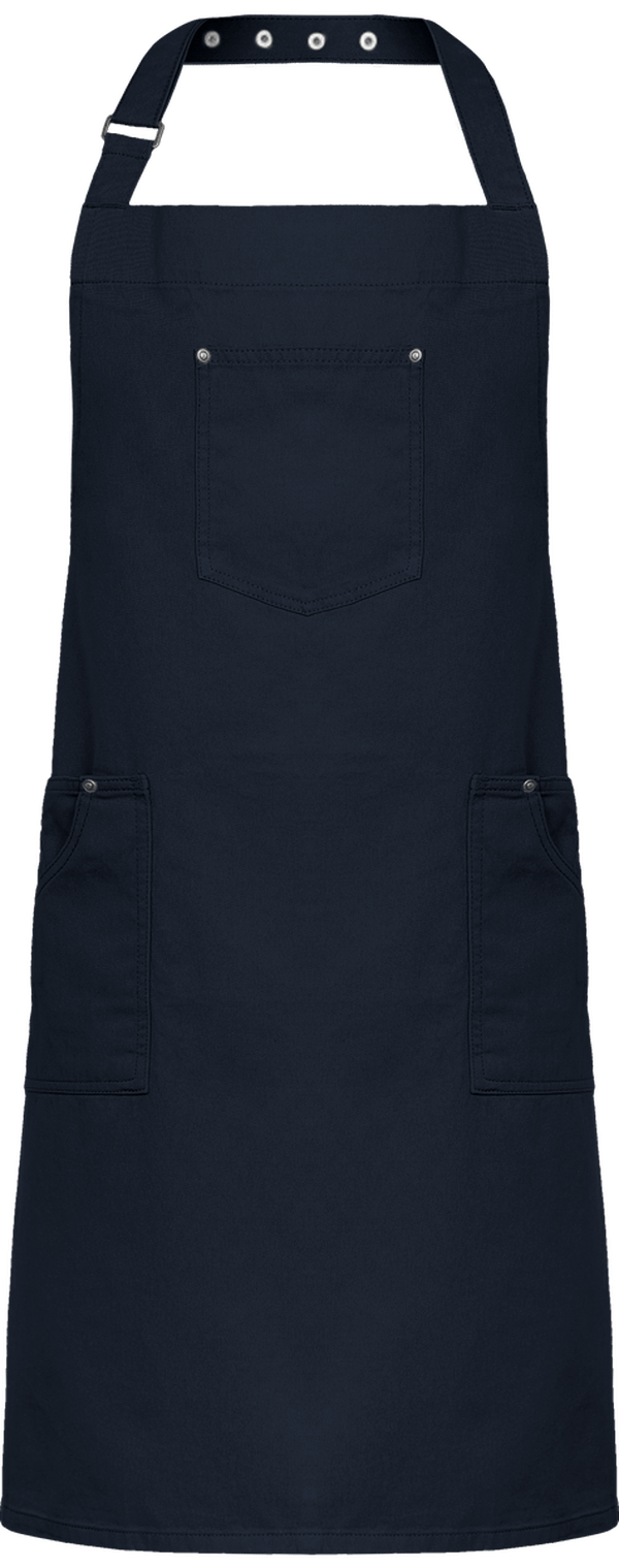 Tablier Vintage À Broder Et Imprimer Avec Vos Logos Et Textes Sur Tunetoo Navy