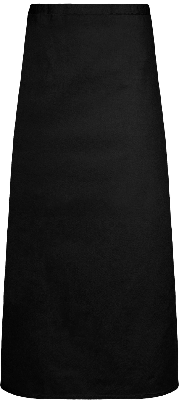 Tablier de bistrot long face Black