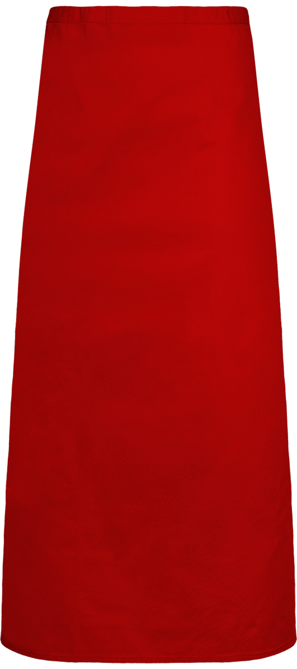 Tablier de bistrot long face Red