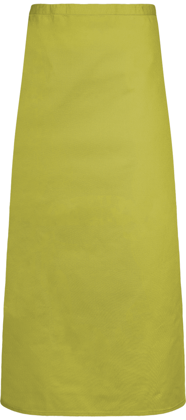 Tablier de bistrot long face Lime