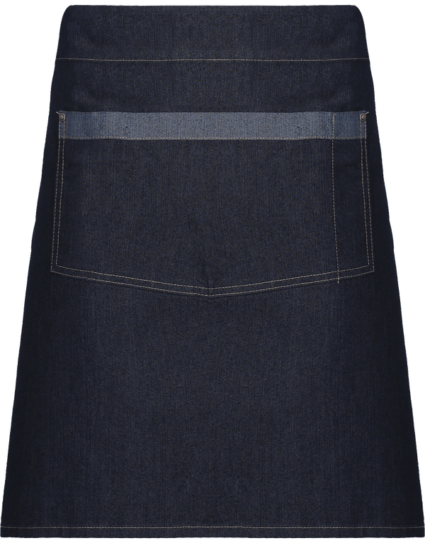 Tablier de taille denim contraste domain face Indigo Denim