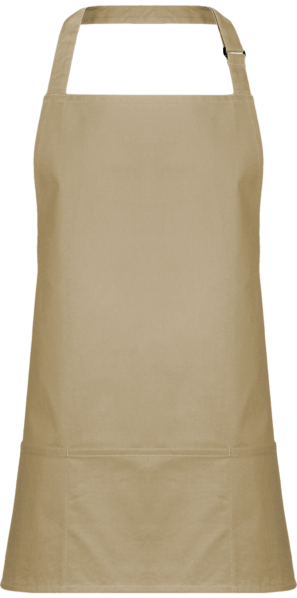Tablier 2 En 1 Pour Le Service Et La Cuisine Personnalisable En Broderie Et Impression Khaki