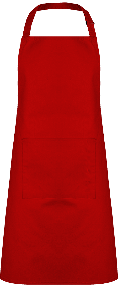 Kitchen Apron With Front Pocket Available In A Multitude Of Original Colors Red