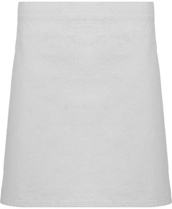 Tablier de taille en toile de coton epais calibre face Silver