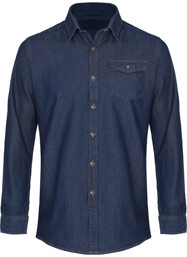 Chemise En Jean Pour Homme À Personnaliser En Broderie Et Impression