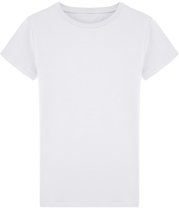 Tee shirt homme col rond moulant stanley feels face White