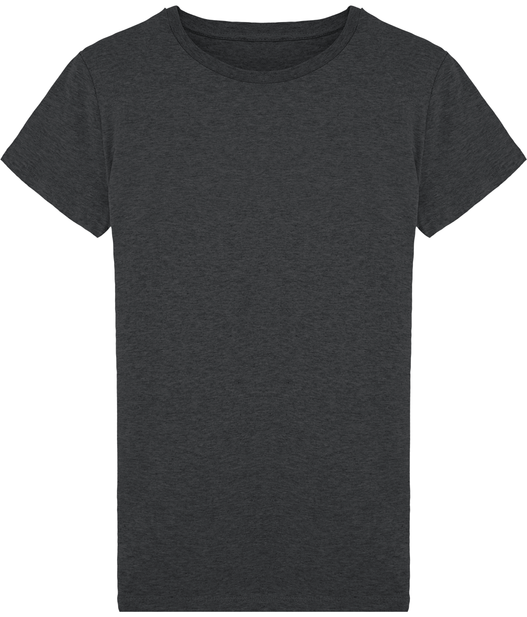 Tee shirt homme col rond moulant stanley feels face Dark Heather Grey