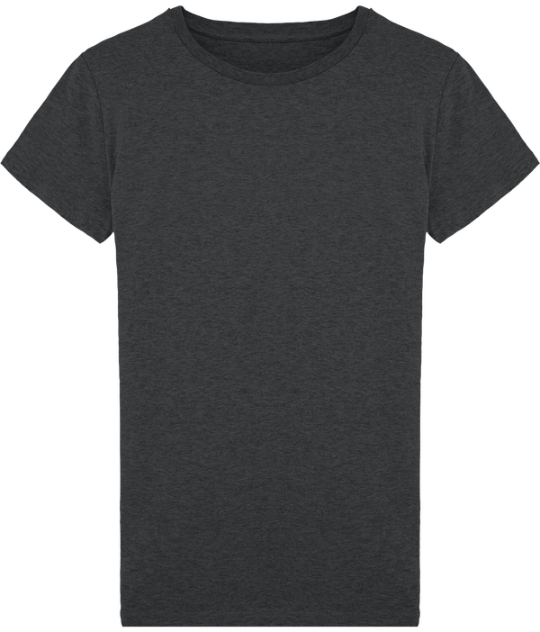 Tee shirt homme col rond moulant stanley feels face Dark Heather Grey