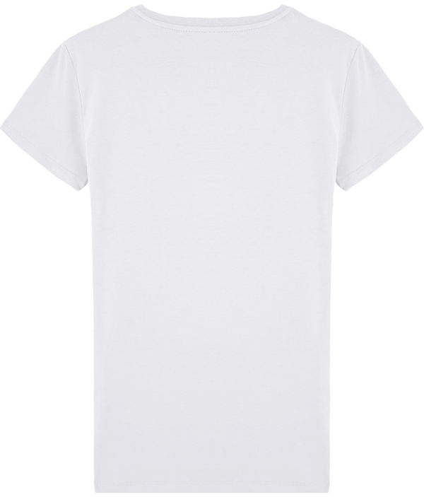 Tee shirt homme col rond moulant stanley feels dos White